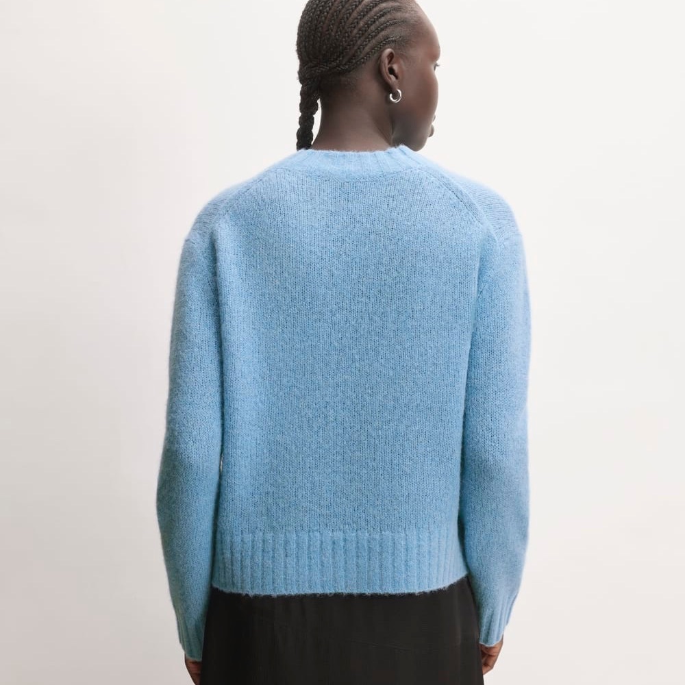 Everlane Alpaca Cropped Crewneck Sweater - Picture 3 of 6